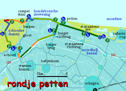 inline trip map with road surface quality rating